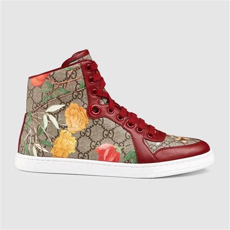 womens gucci high top trainers|Gucci sneakers women sale.